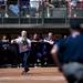 Michigan senior Amy Knapp throws to first for an out during the game against Northwestern on Sunday, May 5. Daniel Brenner I AnnArbor.com